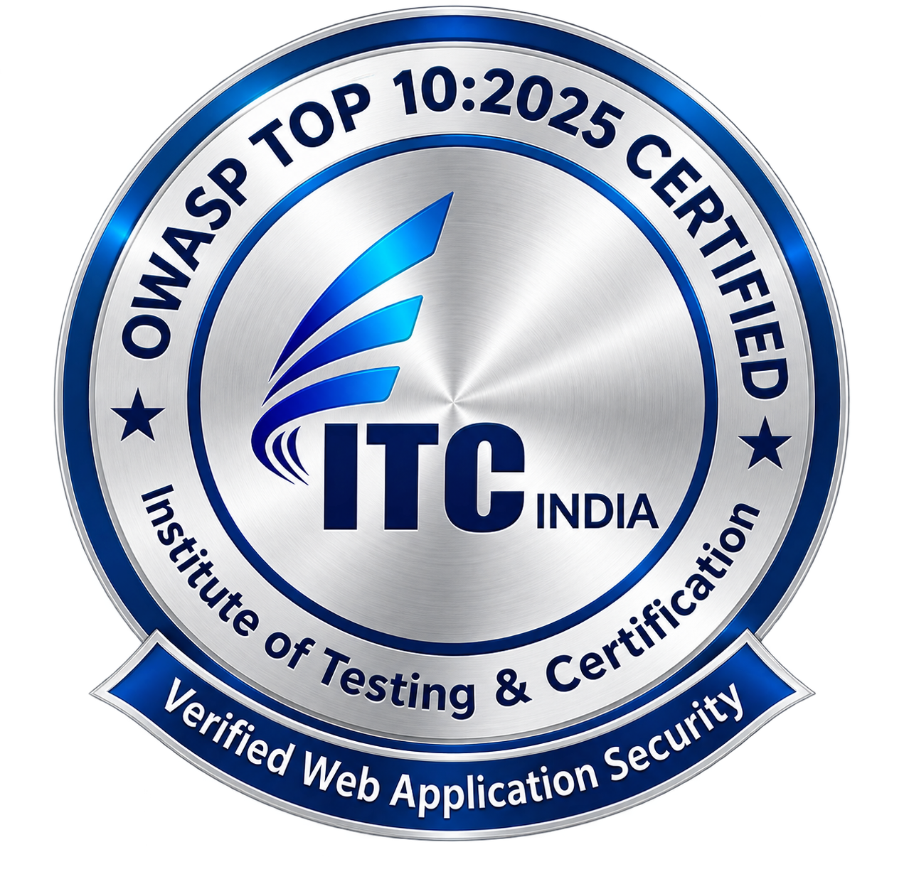 ITC India OWASP Top 10:2025 Certified - Verified Web Application Security
